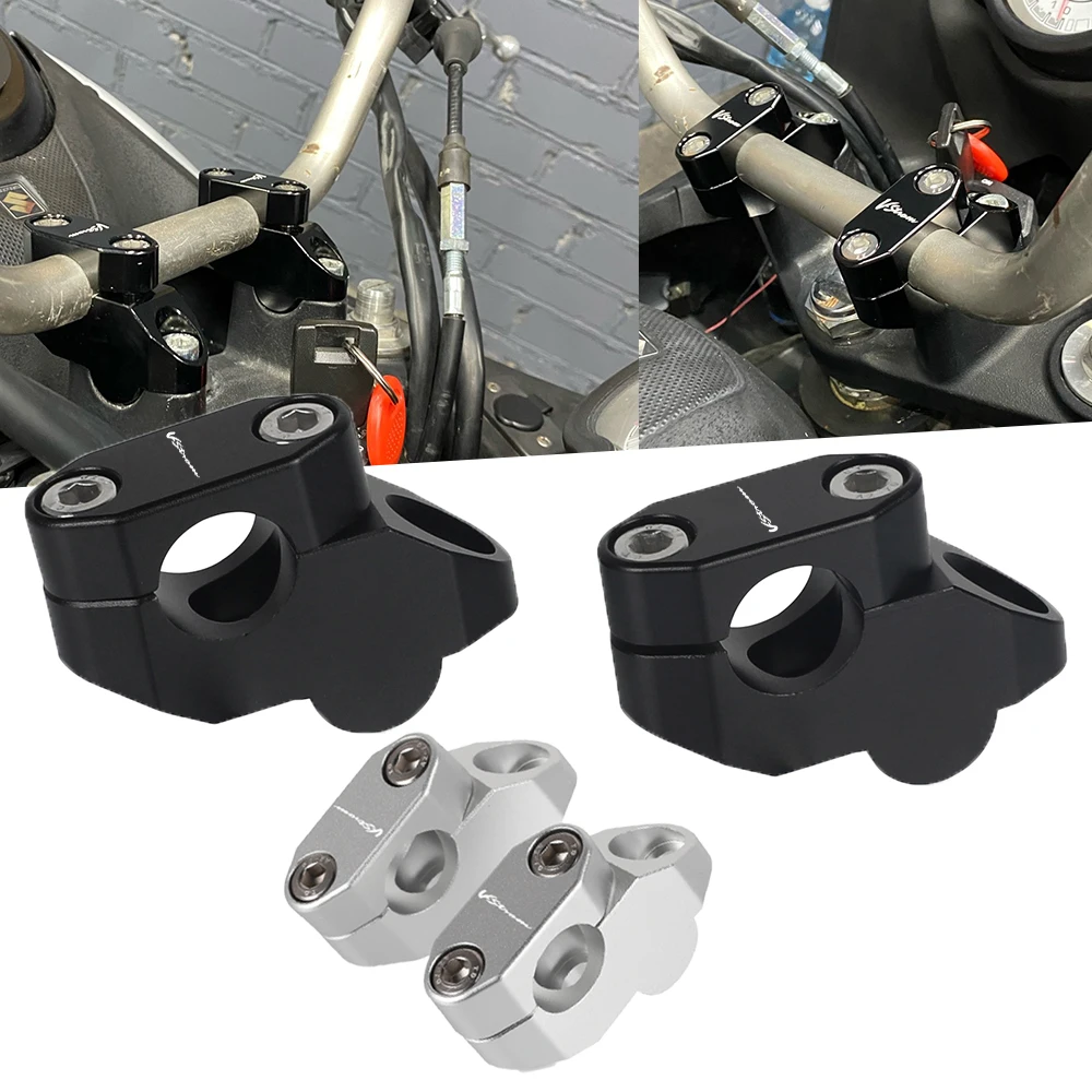 

VSTROM 7/8" Handle Bar Mount Risers Offset Extend Raised For Suzuki V-Strom 250 V-STROM 650 DL650 V-Strom 1000 DL1000 22mm