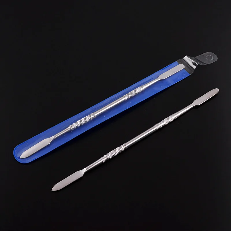 AMSIC нержавеющая сталь косметические для макияжа лица Палитра шпатель 2 шт основа