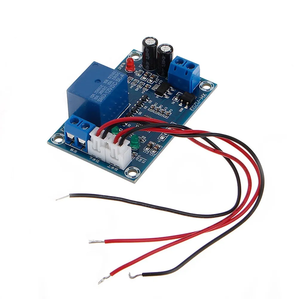 

XH-M203 Full Automatic Water Level Controller Pump Switch Module AC/DC 12V Relay Output Water Level Controller High Quality