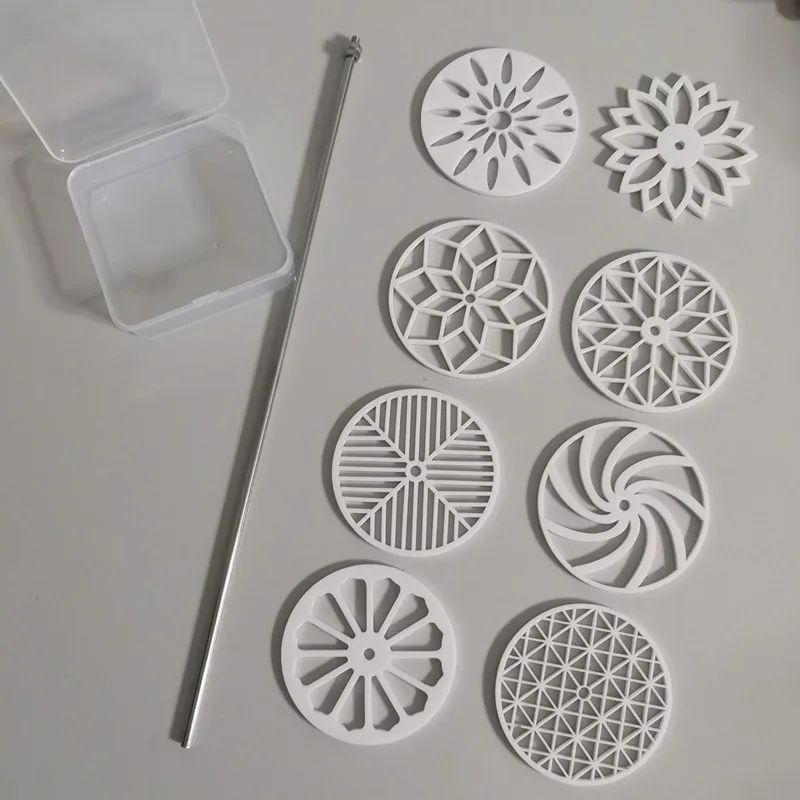 

acrylic pull-through soap shapers fit 7cm diameter column mold silicon soap making moulds tools
