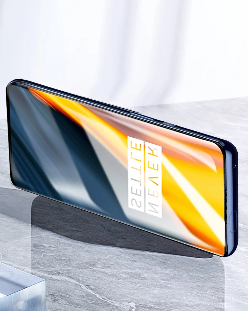 Lamorniea УФ закаленное стекло для Oneplus 7T Pro 100D УФ полный жидкий клей протектор экрана для Oneplus 7 Pro UV Полный Клей Стекло