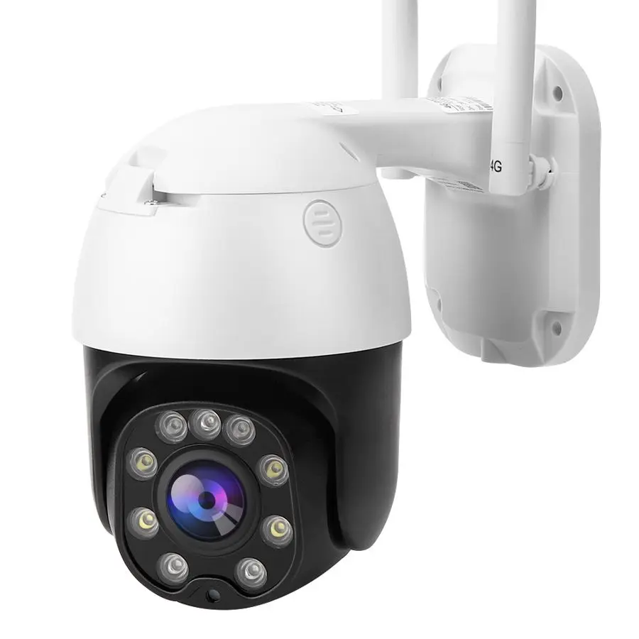 1080P 4G Wi Fi PTZ камера IP66 водонепроницаемый ночного видения двусторонний домофон CCTV