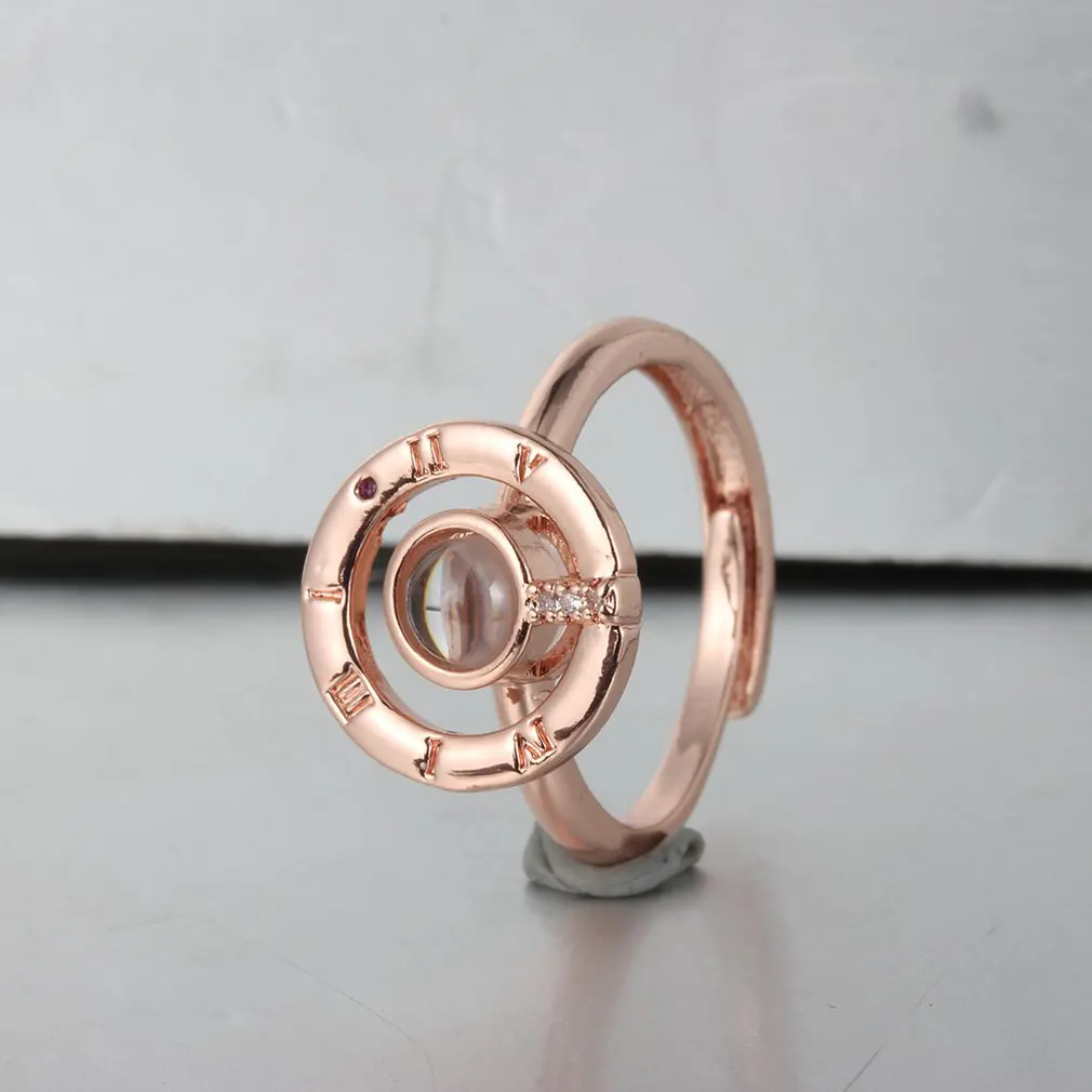 Регулируемые кольца для пар 100 языков кольцо с открытым пальцем романтическая