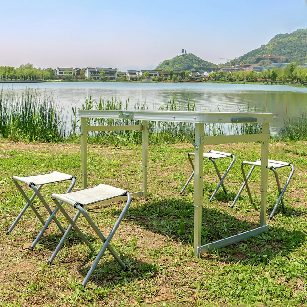 Наборы столов и стульев для кемпинга на открытом воздухе складной стол