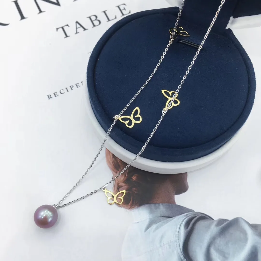 3 шт./лот ожерелье в виде бабочки ювелирные изделия из стерлингового серебра 925