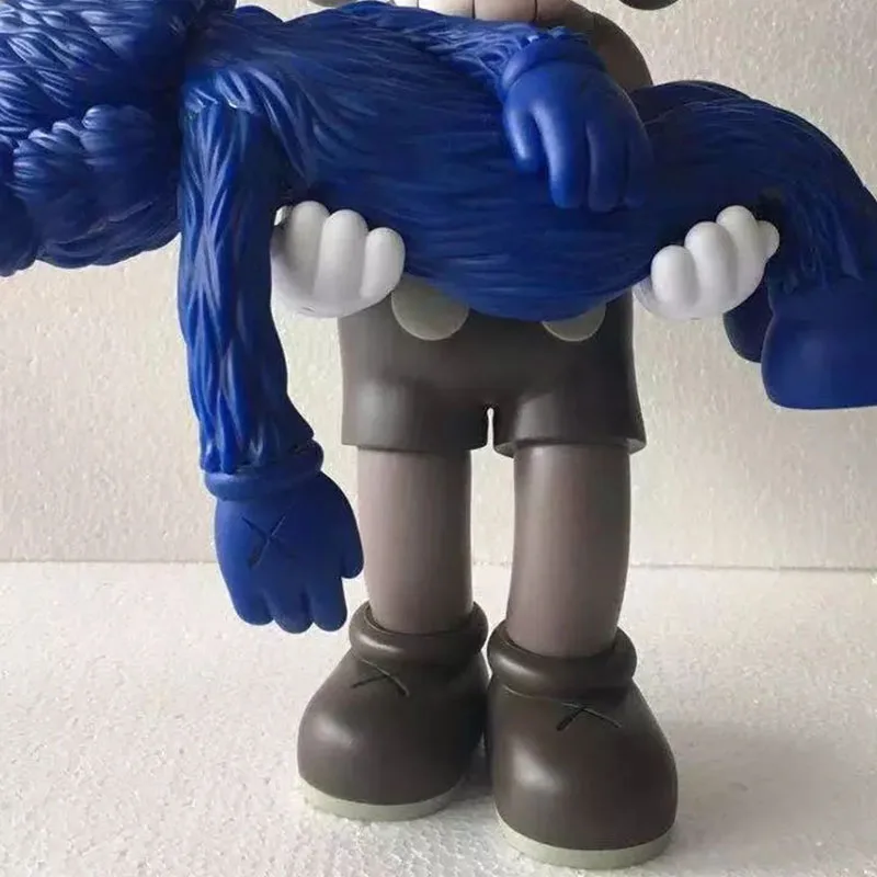 

Hot Sale 38cm KAW Bear PVC Dolls GONE Bear Bricklys Action Figures Blocks Collectible Models Toys+box