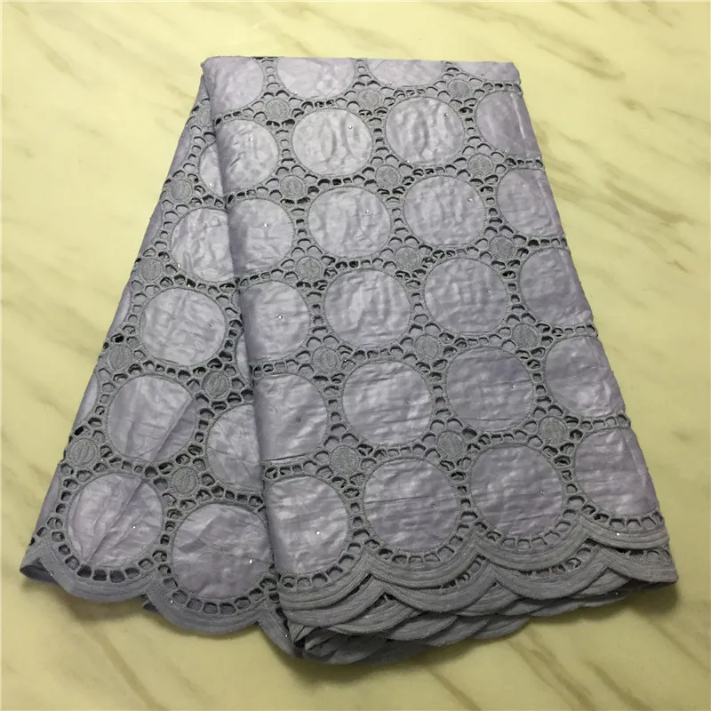 WD71281 New Arrival High quality African Embroiderey guipure Bazin Riche Multicolor Cutout Cotton Lace Fabric for dress 5y/lot | Дом и сад