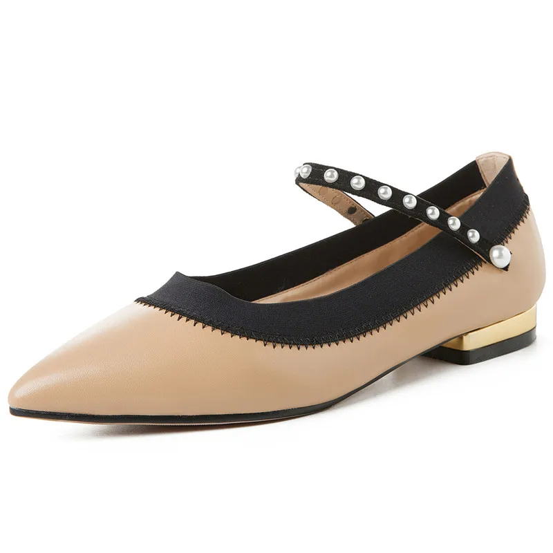 Женские туфли на низком каблуке FEDONAS черные вечерние mary janes из натуральной кожи с