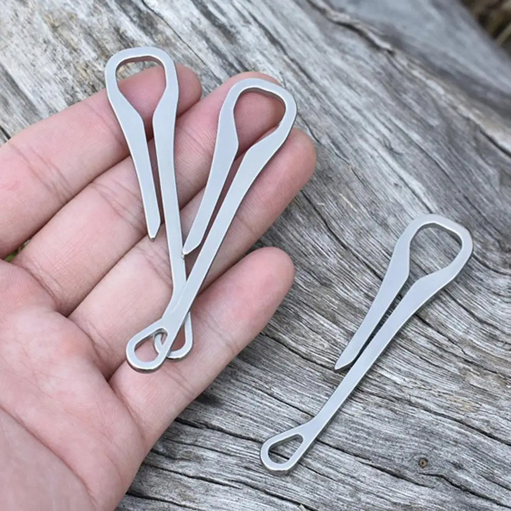 

Steel Portable Trouser Pocket Clip 16*40.8/73.1*15.8mm Outdoor Key Belt Tool Removable with Hanging Ring Clip Durable I2X0