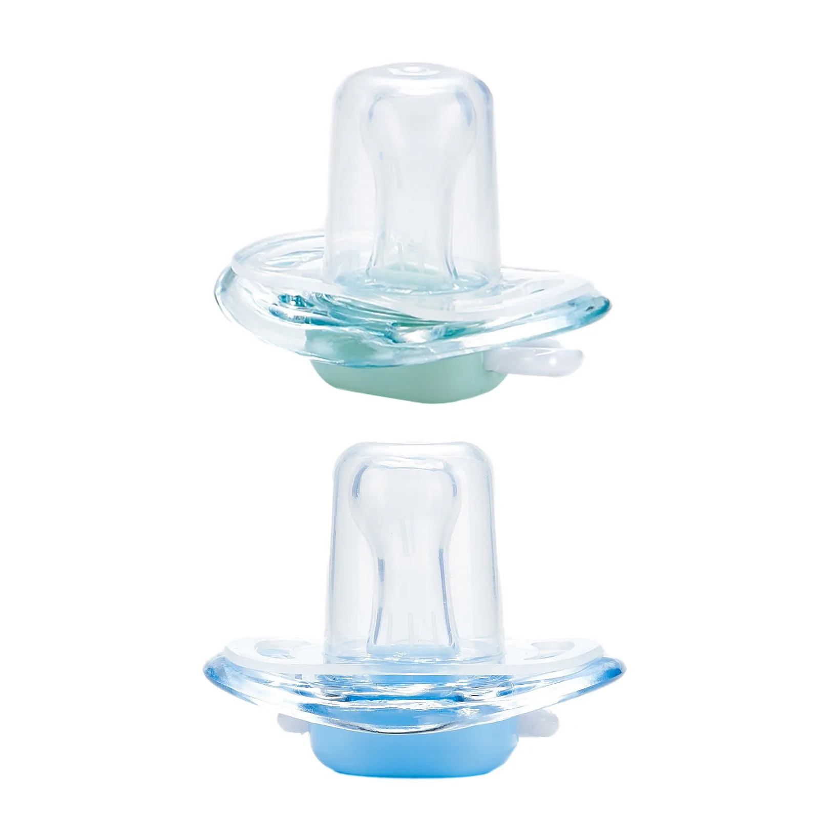 

Baby Silicone Pacifier Soothing Infants Bite Chew Supplies Newborn Comfort Appease Nipple Flat Round Pacifier Premium