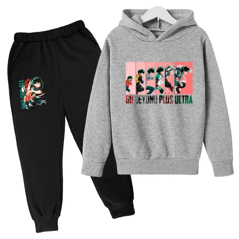 

2021 new hot selling boys and girls suit Monster Hunter cartoon Pullover Hoodie kids' wear handsome fashion sports wear