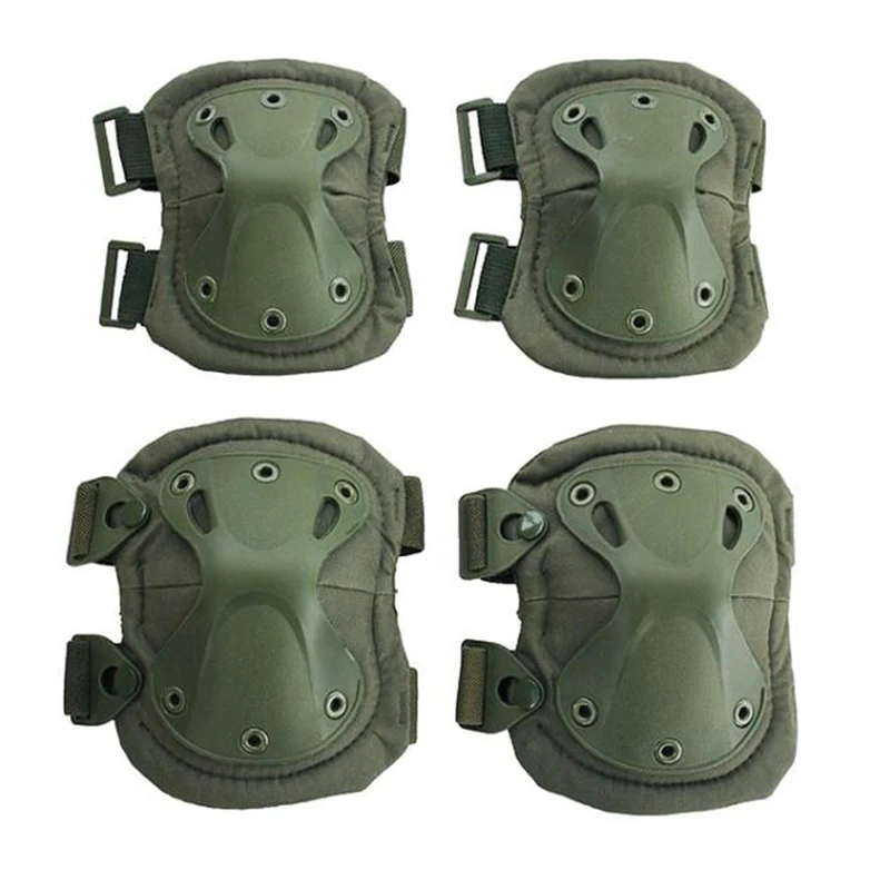 

Military Tactical Knee Pad Army SWAT Battle Combat Elbow Pads Protective Equipment Outdoor Airsoft Hunting Training Safety Gear