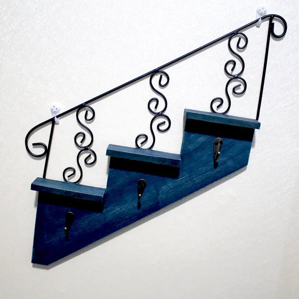 

Iron Trapezoidal Flower Stand Wall Mounted Hanging Basket Crafts Display Rack Indoor Pendant Home Wall Decoration