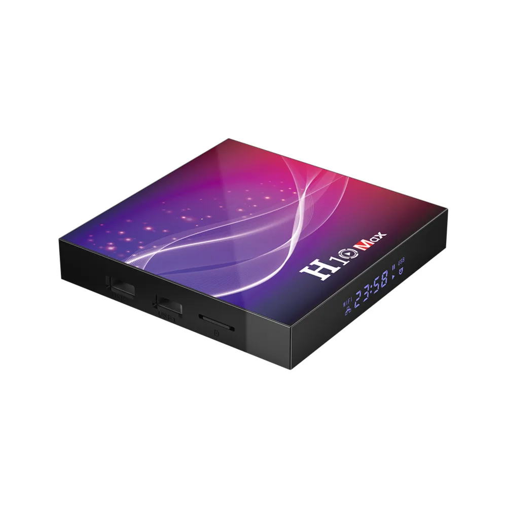 Новейший Android приставка для ТВ H10 MAX смарт android 10 0 Allwinner H616 4 Гб Оперативная память
