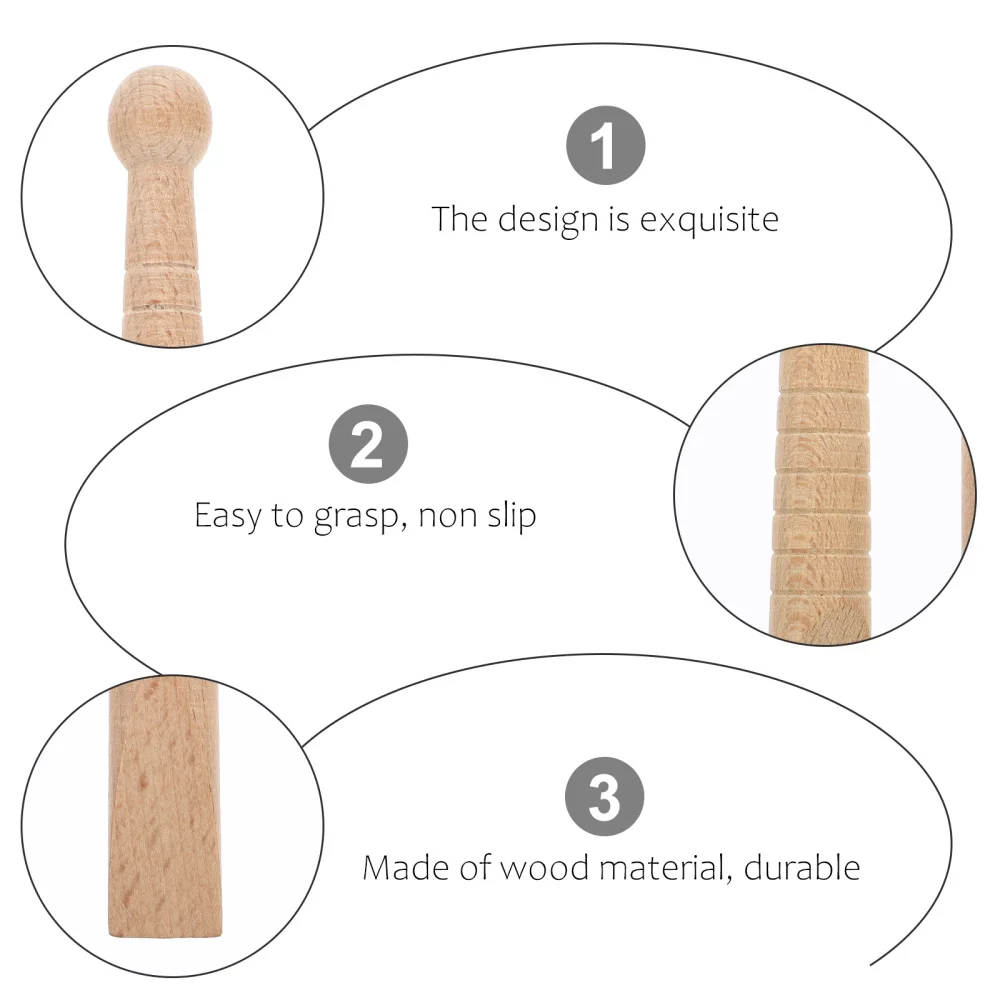 

1 Set 3pcs Wood Rods Sole Massaging Sticks Scraping Tools