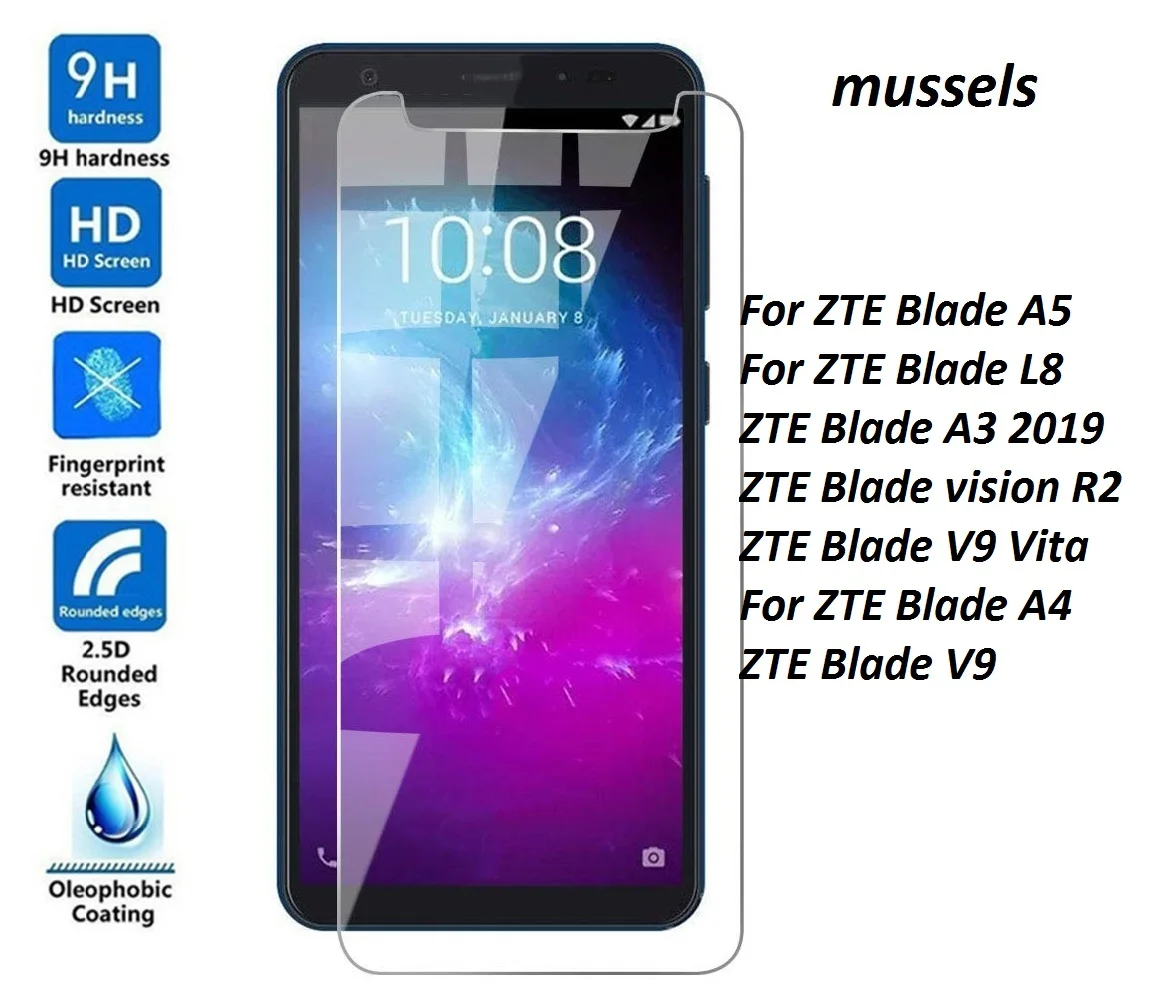 Для zte Blade V9 Vita протектор экрана из закаленного стекла для A3 защитная пленка vision A5