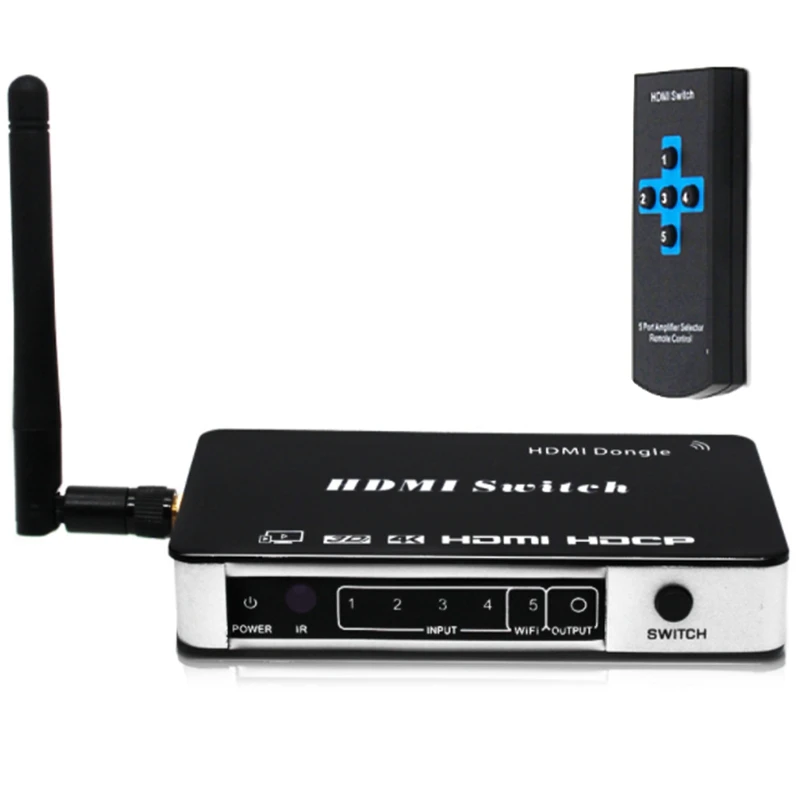 Беспроводной мультимедийный проигрыватель 1080P HDMI 2 4G и телефон двухдиапазонный Wi