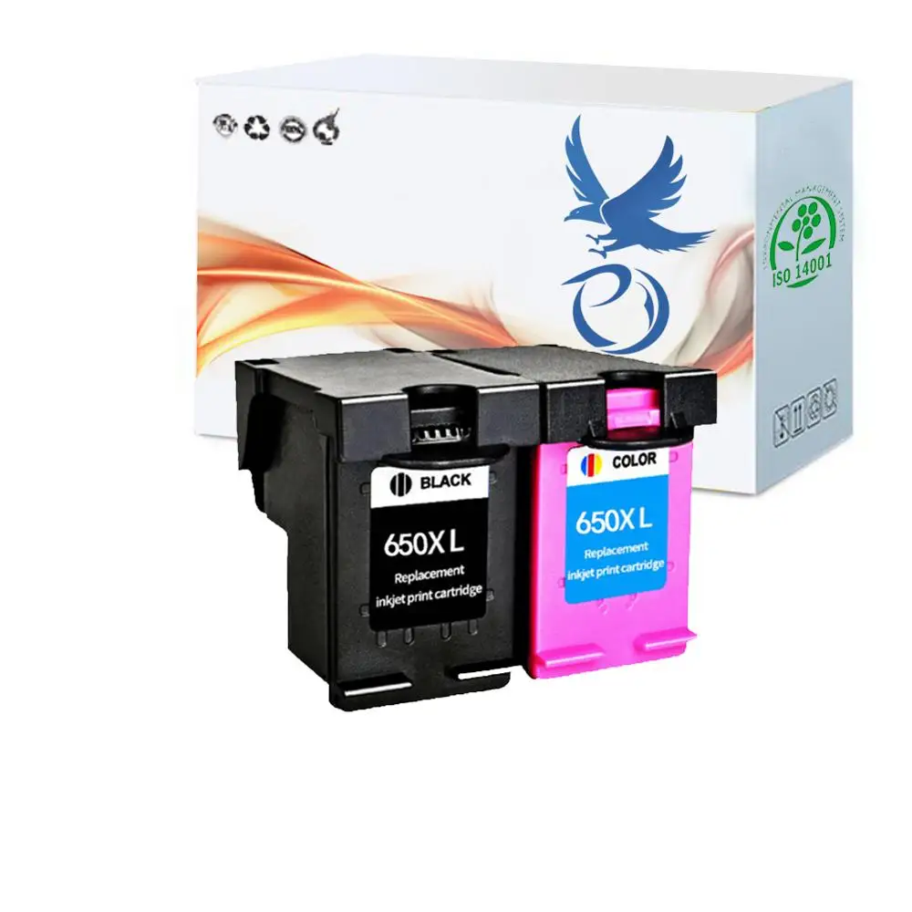PY 1 Набор картриджей 650XL для HP 650 Deskjet Advantage 1015 1515 2515 2545 2645 3515|Чернильные картриджи| |