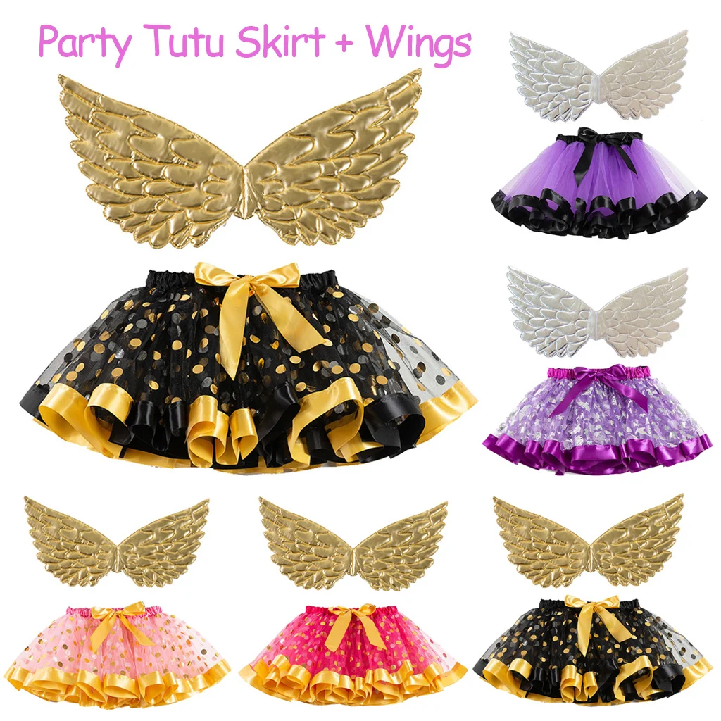 

Одежда для малышей для девочек на день рождения, для детей, для девочек, для Хэллоуина, вечерние, танцевальные, балетные костюмы фатиновая юб...