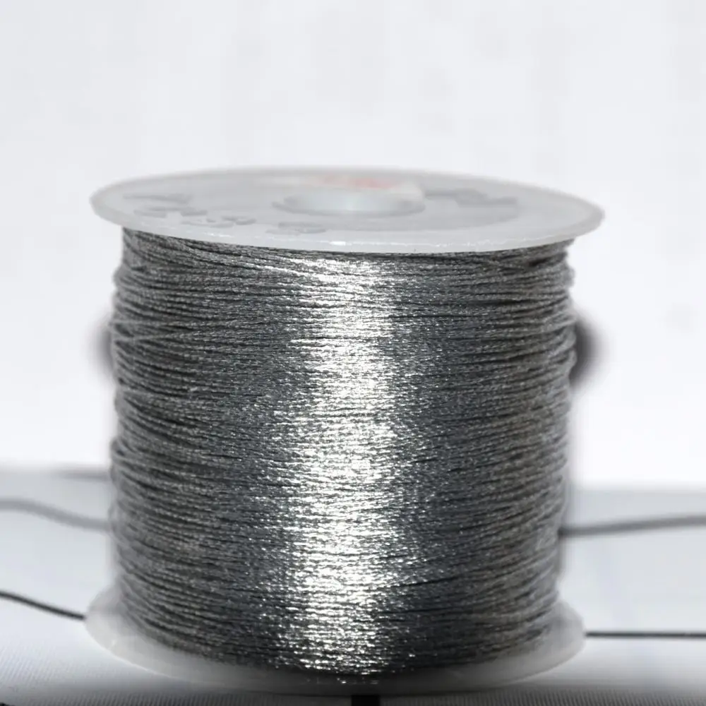 Gold/Silver Thread String Durable DIY Rope For Cross Stitch Necklace Bracelet Bead Tag Making Clothes Decoration