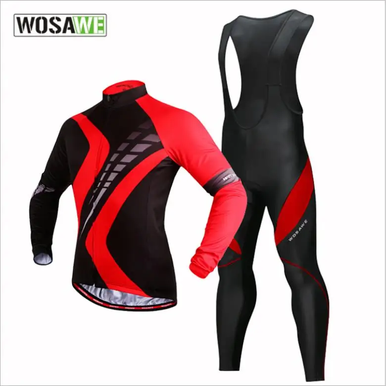 WOSAWE горный велосипед Велоспорт Джерси теплый флисовый велосипедный Топ для езды