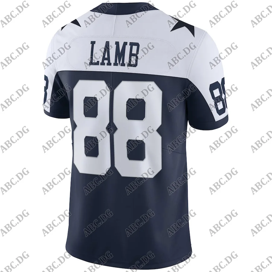 

Customized Stitch American Football Jersey Men Women Kid Youth Dallas CeeDee Lamb Navy Alternate Vapor Limited Jersey