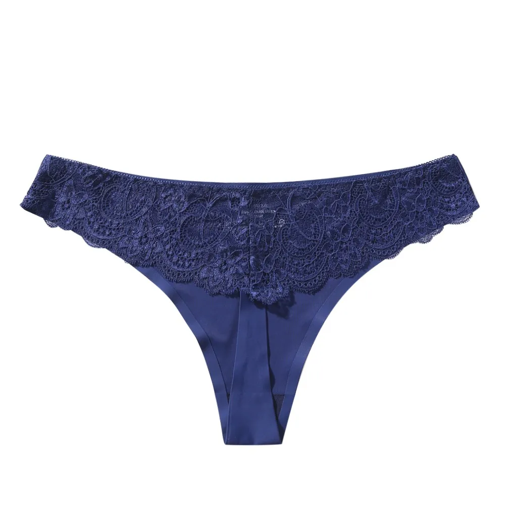 

Female Underwear Seamless Low-rise Panty Hip Up Women Pantie Sexy Lace High Elastic Ice Silk knickers Underpants Underwear