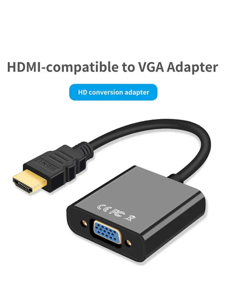 Переходник HDMI/VGA, 1080P, кабель 