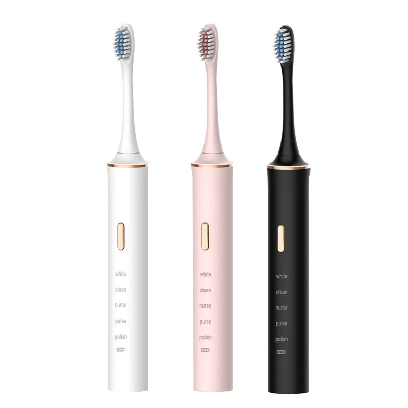 

Electric Toothbrush USB Charging 5 Mode IPX Waterproof Sonic Wave Electric Brush Soft Bristle Brush Intelligence Toothbrush