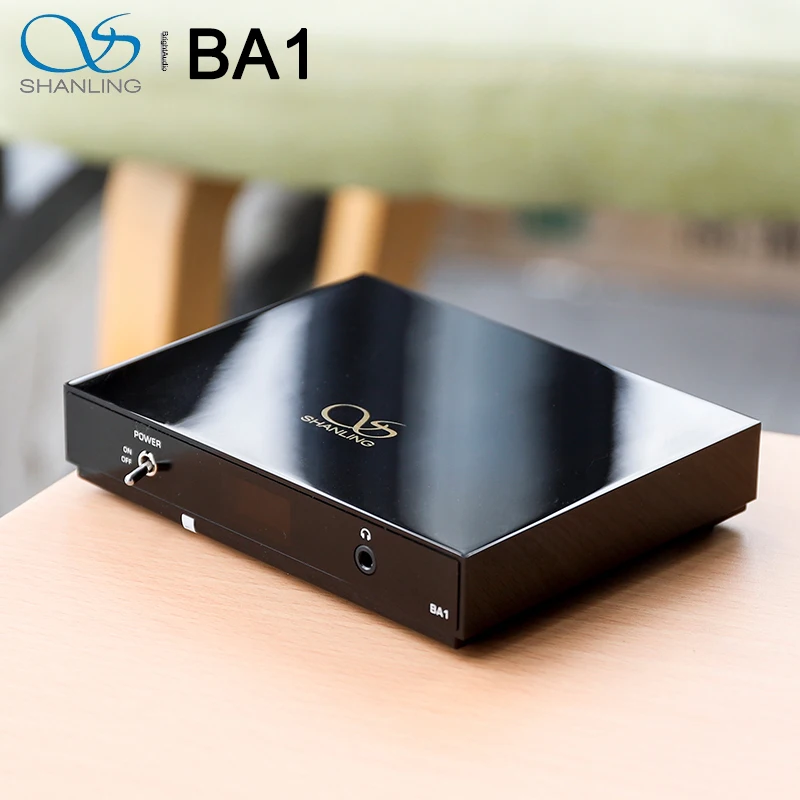 

Shanling BA1 Bluetooth 5.0 Audio ES9218P DAC Desktop Hi-Fi Receiver Pure Digital Source LDAC LHDC aptX AAC SBC
