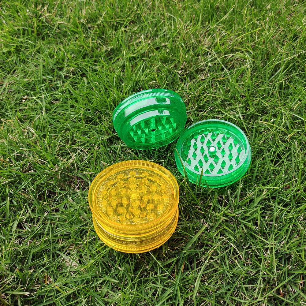 № 1 табачная пластиковая травяная шлифовальная машина 60 мм 3 слоя с зубами акулы