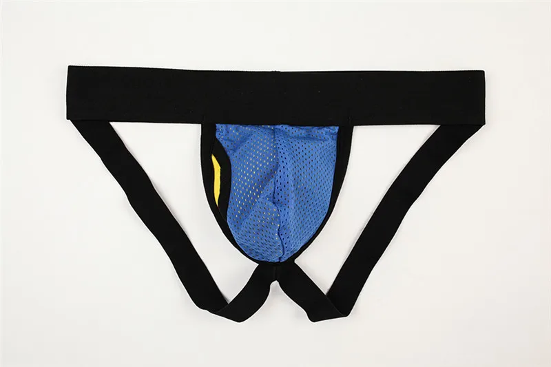 Мужские стринги с двойной сеткой дышащее отверстие мужское бикини сексуальное