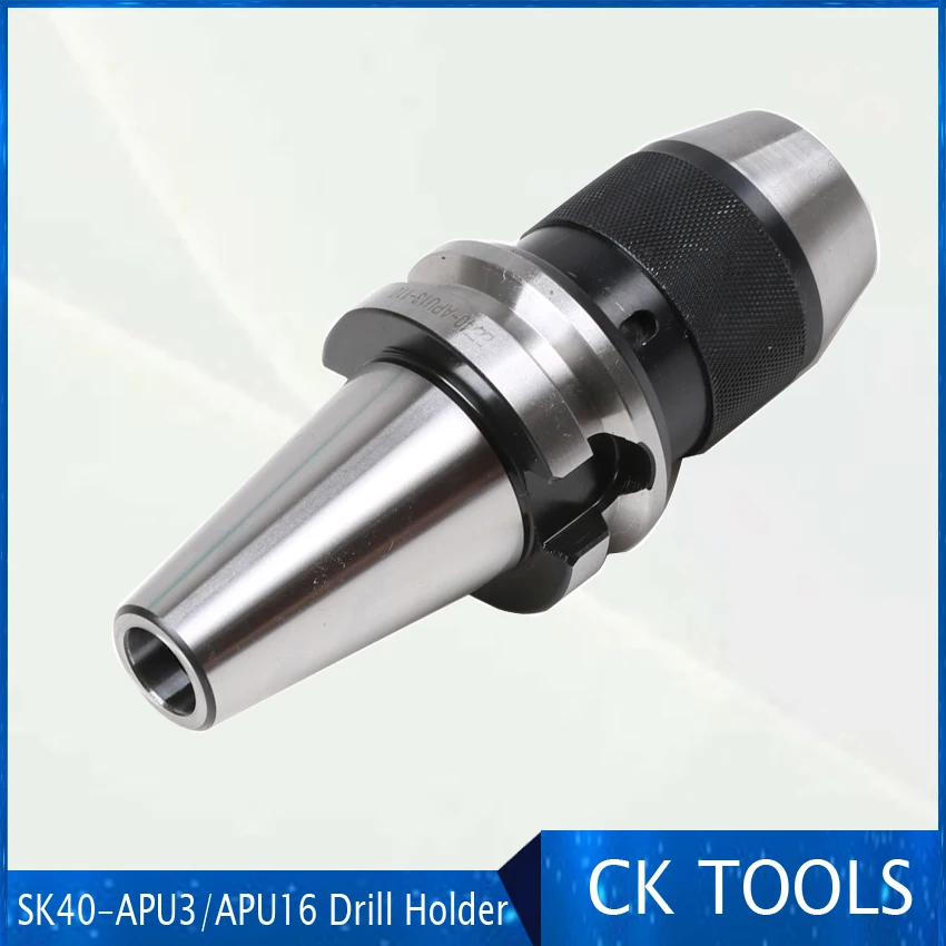 DIN69871 sk40 tool holder holder APU13 APU16  drill chuck APU drill Tool Holder small precision keyless drill chucks