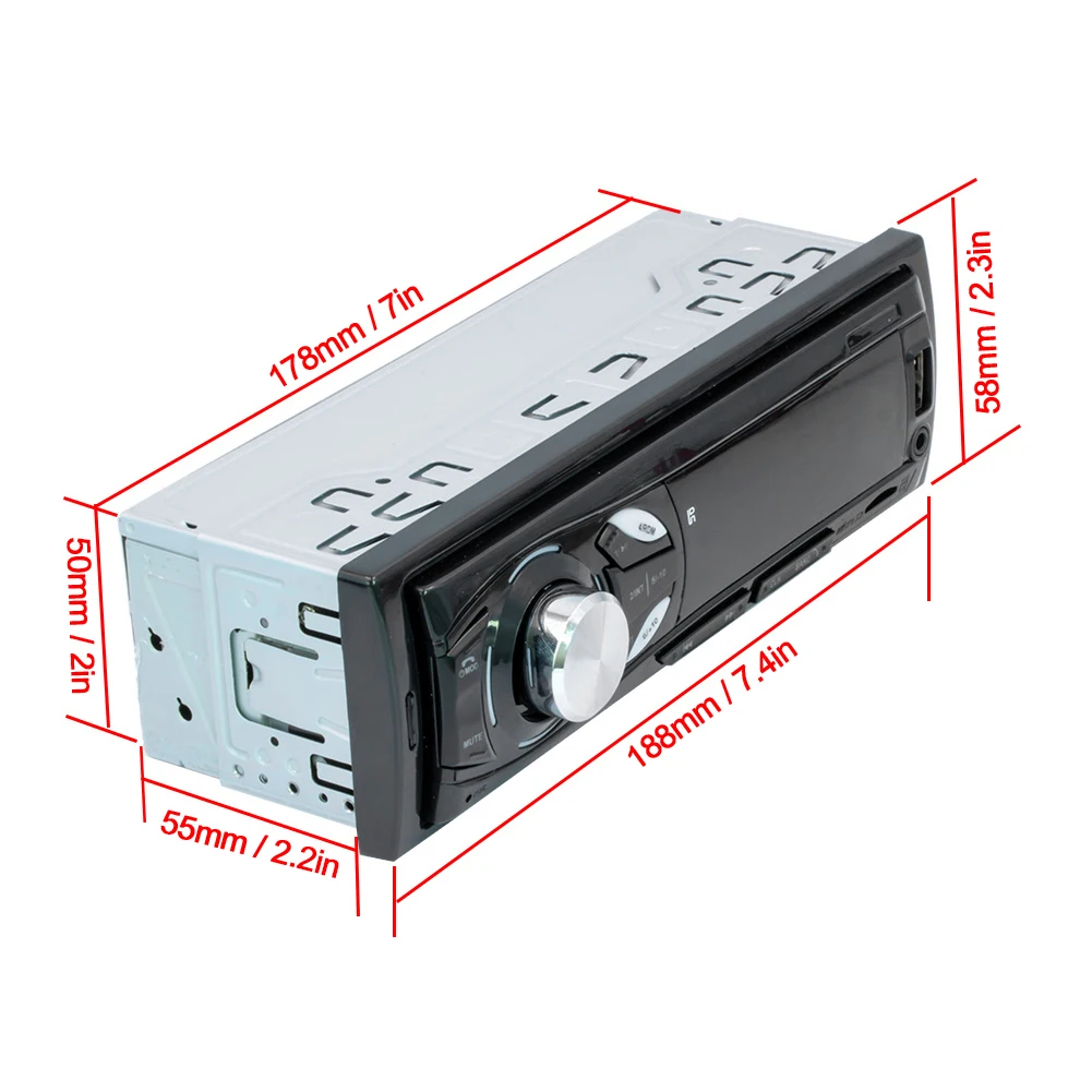 12V Bluetooth-совместимый MP3-плеер Поддержка карты памяти U диск FM радио аудио