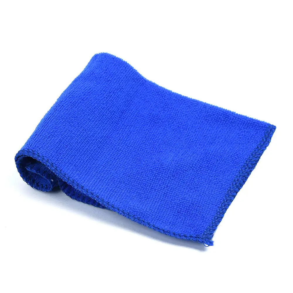 

50pcs 25*25cm Blue Microfiber Towel Car Care Polishing Washing Drying Towel Car Detailing Cleaning Cloth Car Accessories