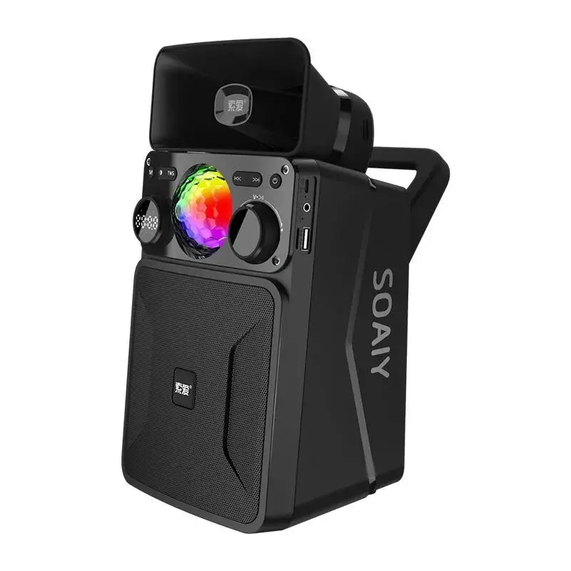 Портативный динамик Soaiy SH35 с поддержкой Bluetooth 5 0 TWS TF карта AUX U диск настольный мини