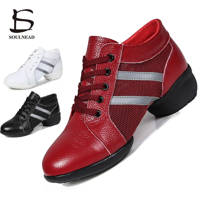 

Dance Sneakers For Women Jazz Salsa Dance Shoes Mesh Hip Hop Modern Dancing Shoe Ladies Girls Outdoor Sports Casual Female Shoes