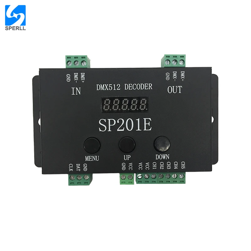 SP201E декодер DMX512 SPI цифровой сигнал Pixel контроллер светодиодной ленты Адресуемая IC