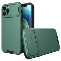 camera protection slide cover for iphone 13 12 11 pro max 12mini xr xs max 7 8 plus shockproof bumper back cover for iphone 12