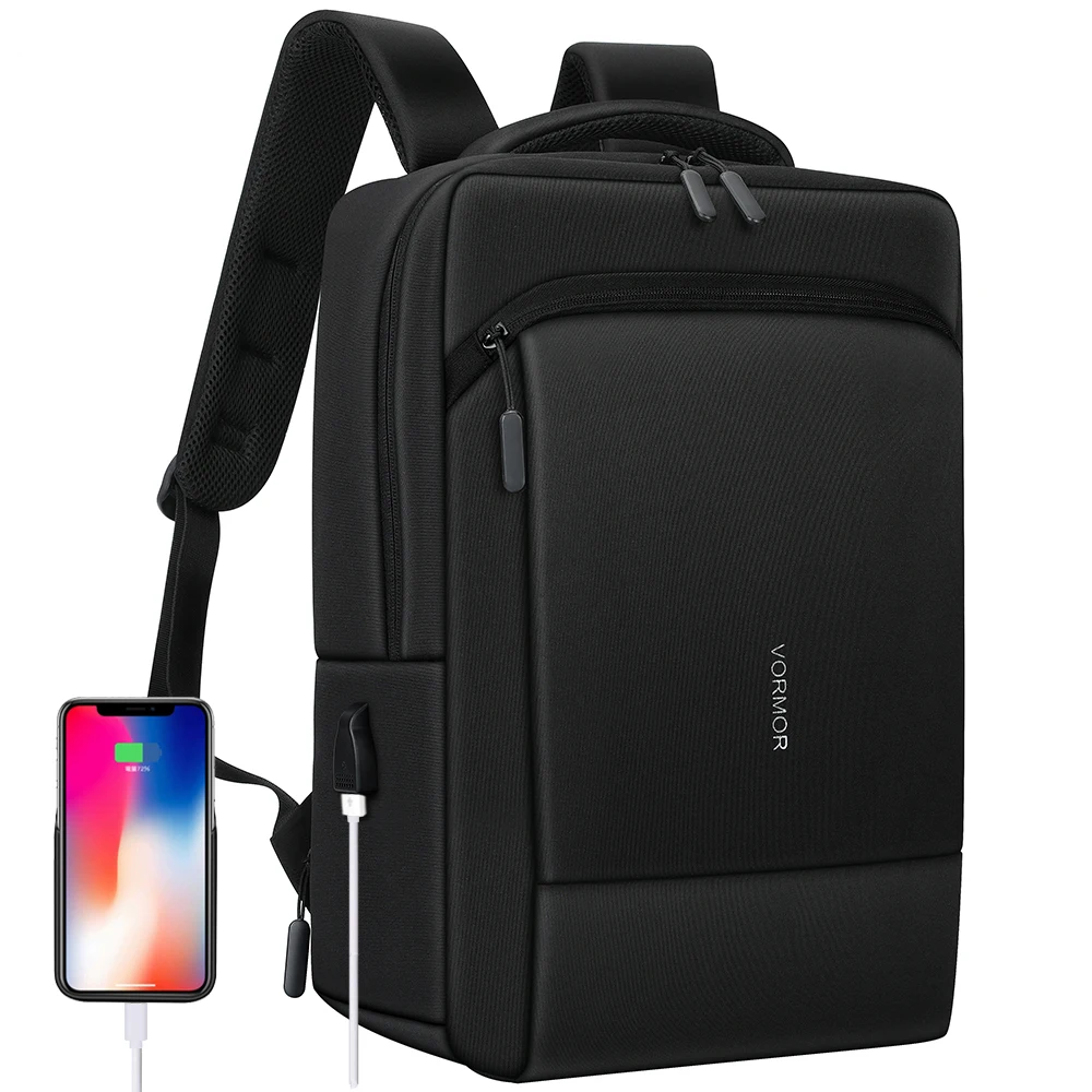 

Laptop Backpack Men USB Charging Waterproof Travel Backpack Students Rucksack Male Vintage School Bag mochila