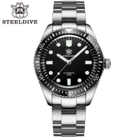 new steeldive sd1965 japan nh35 automatic movement mechanical sapphire ceramic bezel luminous 200m waterproof mens diving watch