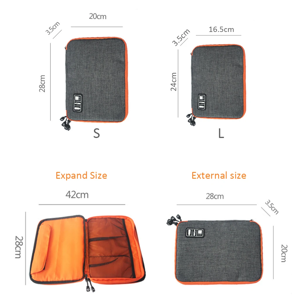 Большая Дорожная цифровая сумка для хранения мобильных телефонов телефон