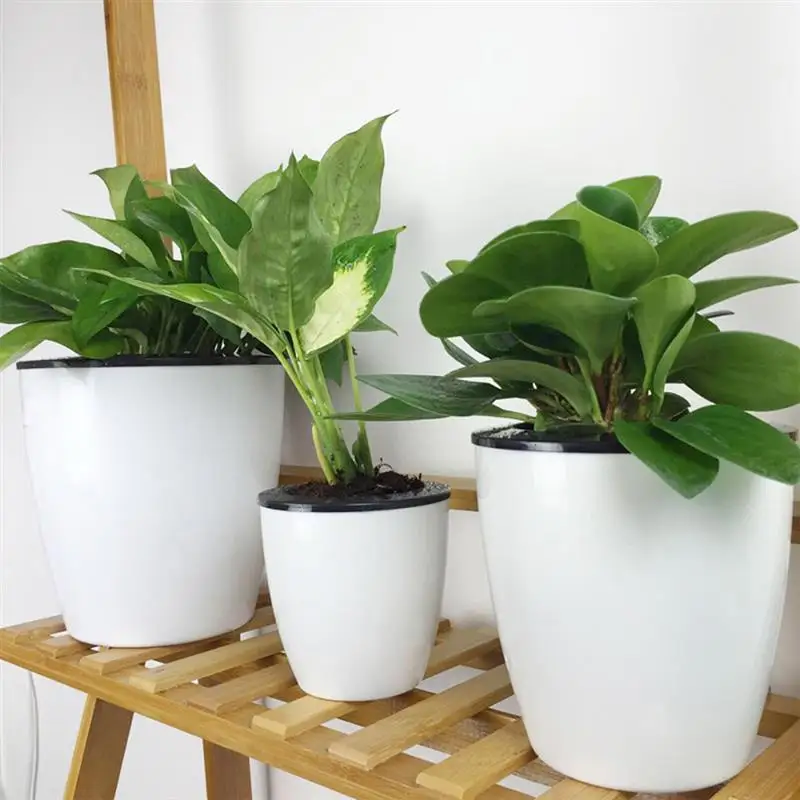 

Flower Pot Plant Auto Self-absorbing Planter Home Garden Decor Planting Tools for Outdoor Indoor Plants Ferns Succulents