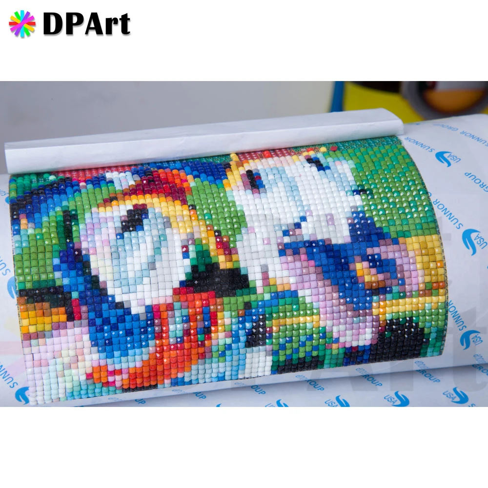 Алмазная живопись полноформатная/круглая вышивка крестиком замок в горах 5D