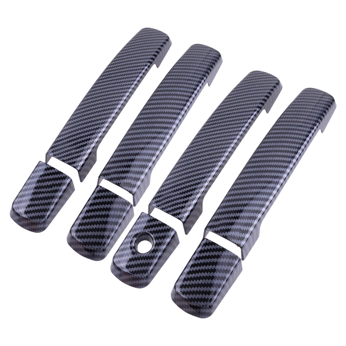 

8Pcs/Set Car Exterior Door Handle Cover Trim Carbon Fiber Style Fit for Nissan Qashqai Frontier Altima Sentra Navara Quest 2007