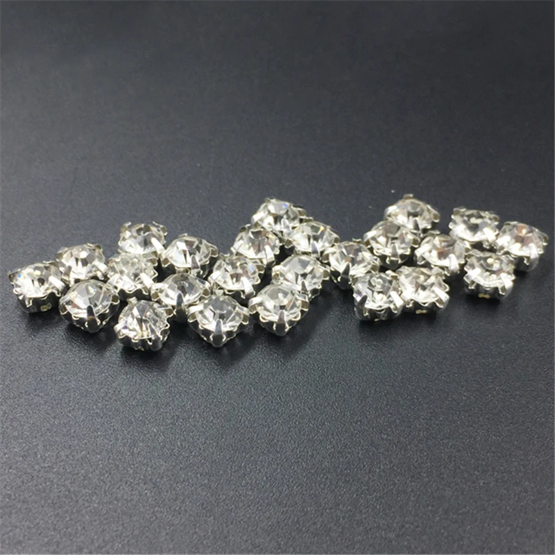 3D Стразы с защитой от царапин стразы пришивные камни Хрустальное стекло DIY Одежда