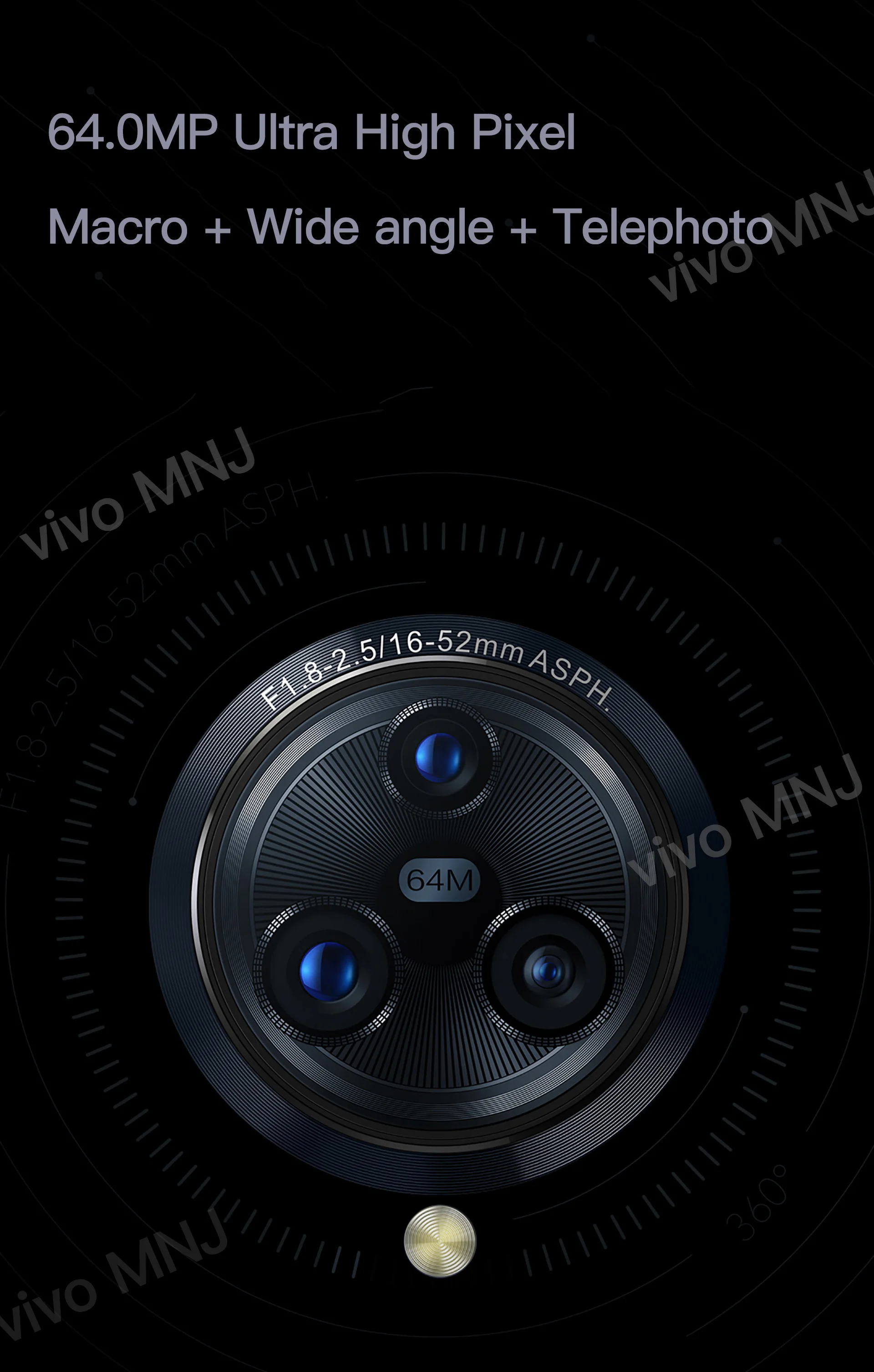 vivo Nex3 5G мобильный телефон 64.0MP камера сотовые телефоны 4500mAh Большая батарея 44W быстрая зарядка 6,89 дюймовый экран смартфон
