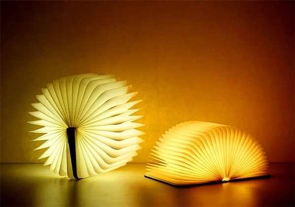 

Creative Folding Page Turning LED Charging Colorful Book Light Multifunction