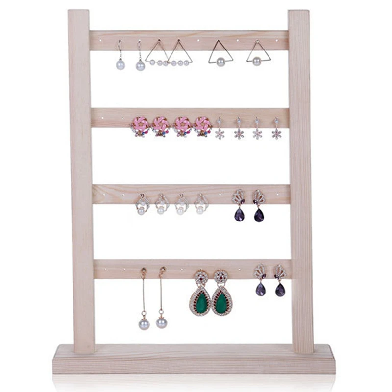 

Solid Wood Earring Rack Earring Hanger Earring Ear Clip Jewelry Rack Storage Display Jewelry Display Props