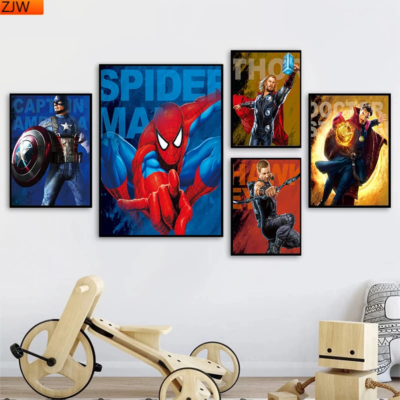 

Набор для вышивки из страз Marvel Superhero, алмазная живопись 5D «сделай сам», полная вышивка крестиком, детское украшение для дома
